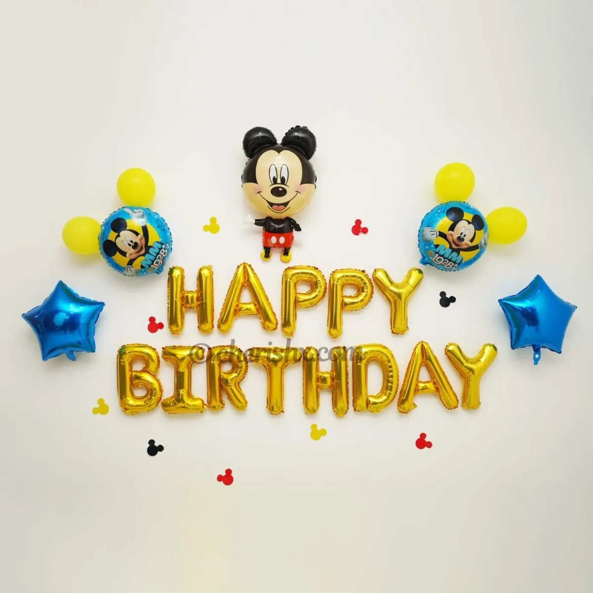 Mickey Mouse Kids Birthday Decoration 67 Pcs DIY Kit