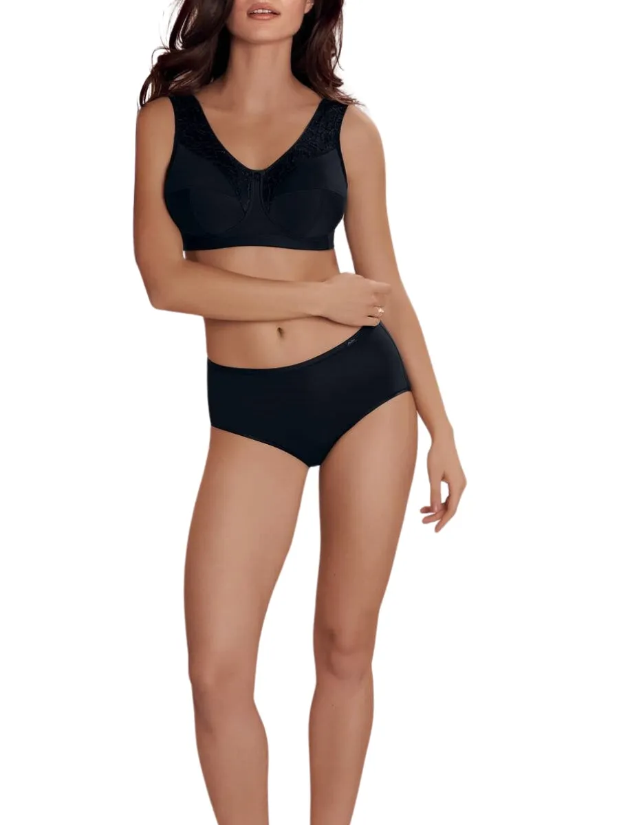 MicroEnergen Support Soft Cup Bra - Black