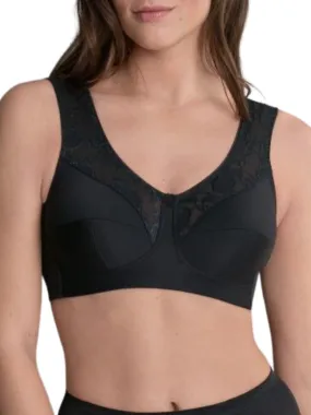 MicroEnergen Support Soft Cup Bra - Black