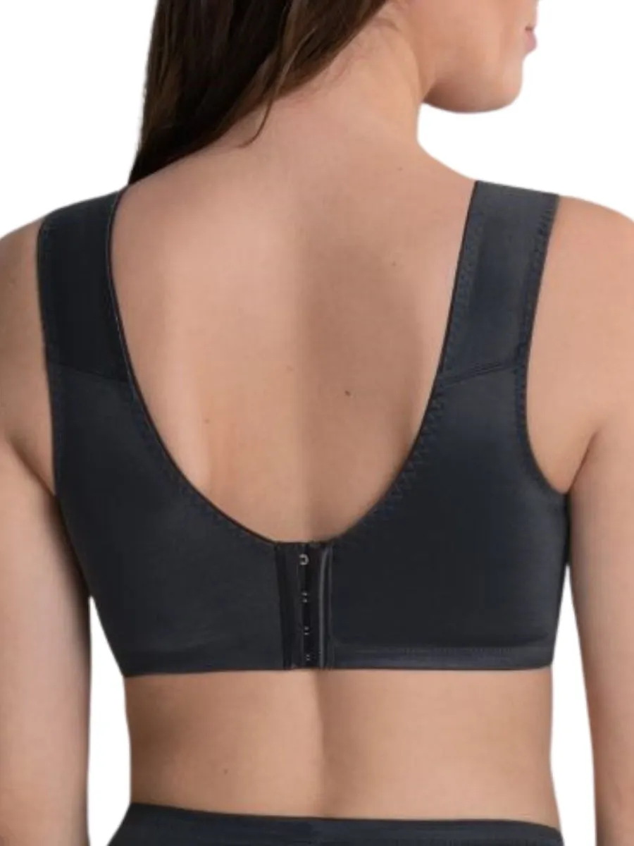 MicroEnergen Support Soft Cup Bra - Black