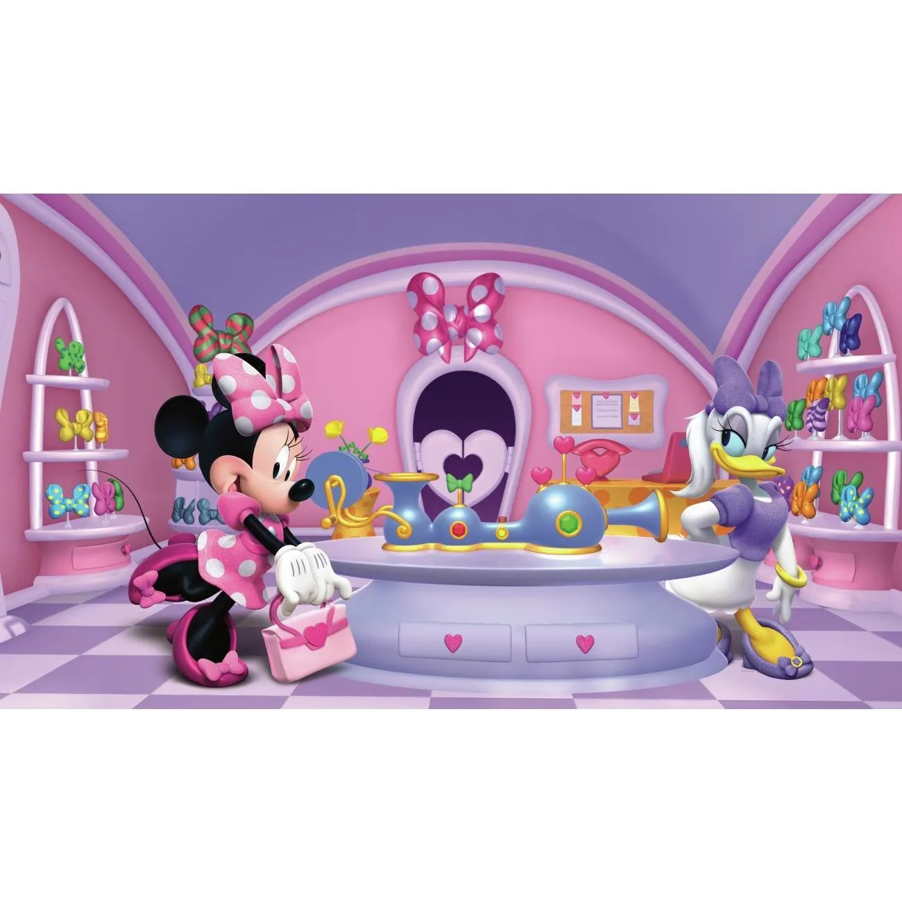 Minnie Fashionista XL Spray and Stick Wallpaper Mural