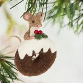 Mouse on Donut Ornament