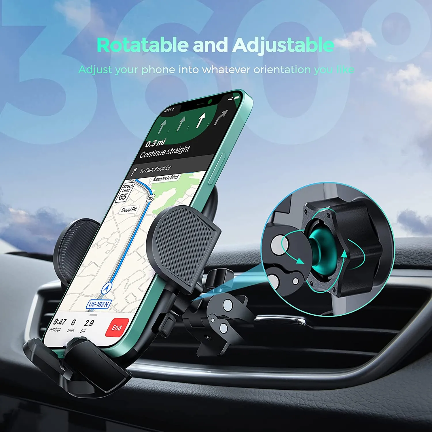 Mpow Car Phone Holder Mount-UK only