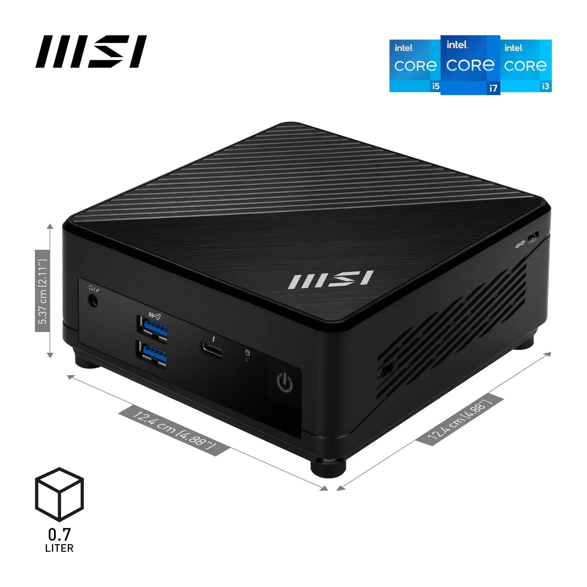 MSI Cubi 5 12M-024AU Mini Desktop PC NUC (Intel i5)[512GB SSD]