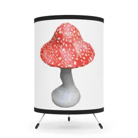 Mushroom Tripod Lamp with High-Res Printed Shade, US/CA plug