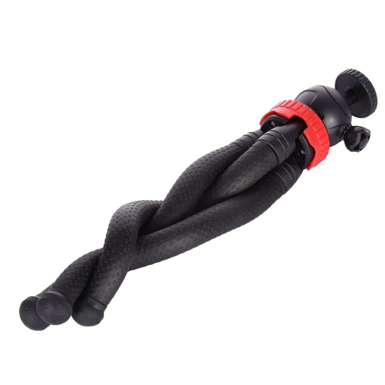 MZ305 Mini Octopus Flexible Tripod Holder with Ball Head for SLR Cameras, GoPro HERO10 Black / HERO9 Black / HERO8 Black /7 /6 /5 /5 Session /4 Session /4 /3  /3 /2 /1, DJI Osmo Action, Xiaoyi and Other Action Cameras, Cellphone, Size:30cmx5cm