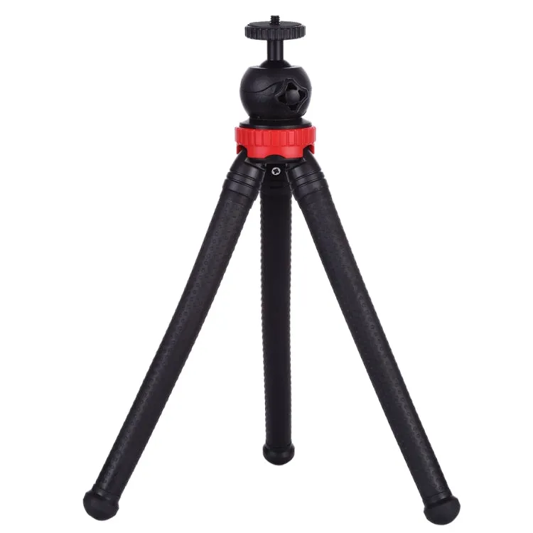 MZ305 Mini Octopus Flexible Tripod Holder with Ball Head for SLR Cameras, GoPro HERO10 Black / HERO9 Black / HERO8 Black /7 /6 /5 /5 Session /4 Session /4 /3  /3 /2 /1, DJI Osmo Action, Xiaoyi and Other Action Cameras, Cellphone, Size:30cmx5cm