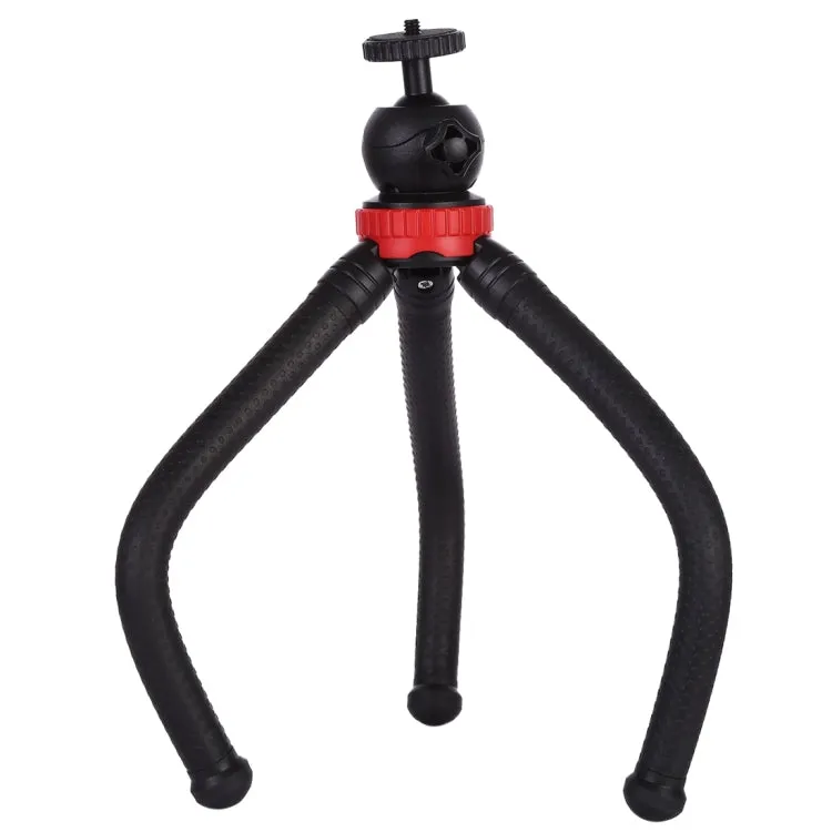 MZ305 Mini Octopus Flexible Tripod Holder with Ball Head for SLR Cameras, GoPro HERO10 Black / HERO9 Black / HERO8 Black /7 /6 /5 /5 Session /4 Session /4 /3  /3 /2 /1, DJI Osmo Action, Xiaoyi and Other Action Cameras, Cellphone, Size:30cmx5cm