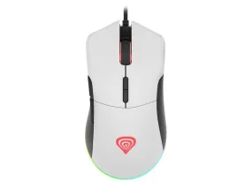 Natec Genesis Krypton 290 Wired Gaming Mouse 6400 Dpi Rgb White