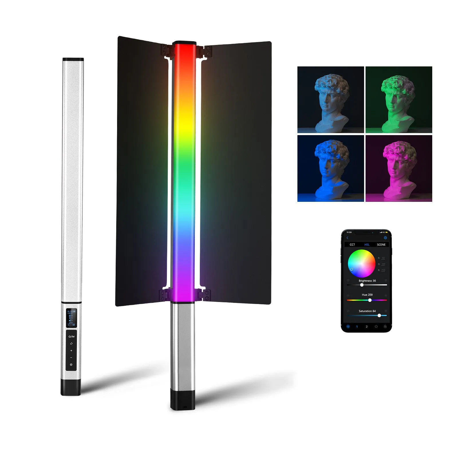 NEEWER CL124 II RGB Handheld LED Light Stick Light Wand