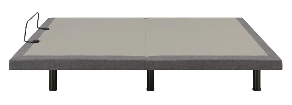 Negan Gray/Black Full Adjustable Bed Base