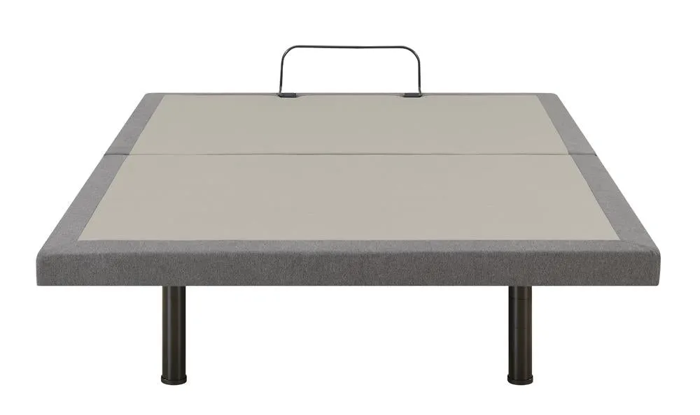 Negan Gray/Black Full Adjustable Bed Base