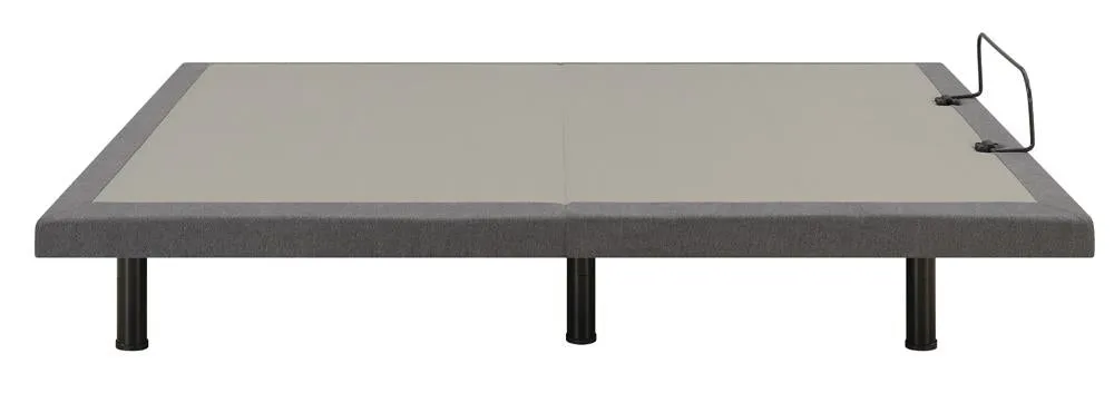 Negan Gray/Black Full Adjustable Bed Base