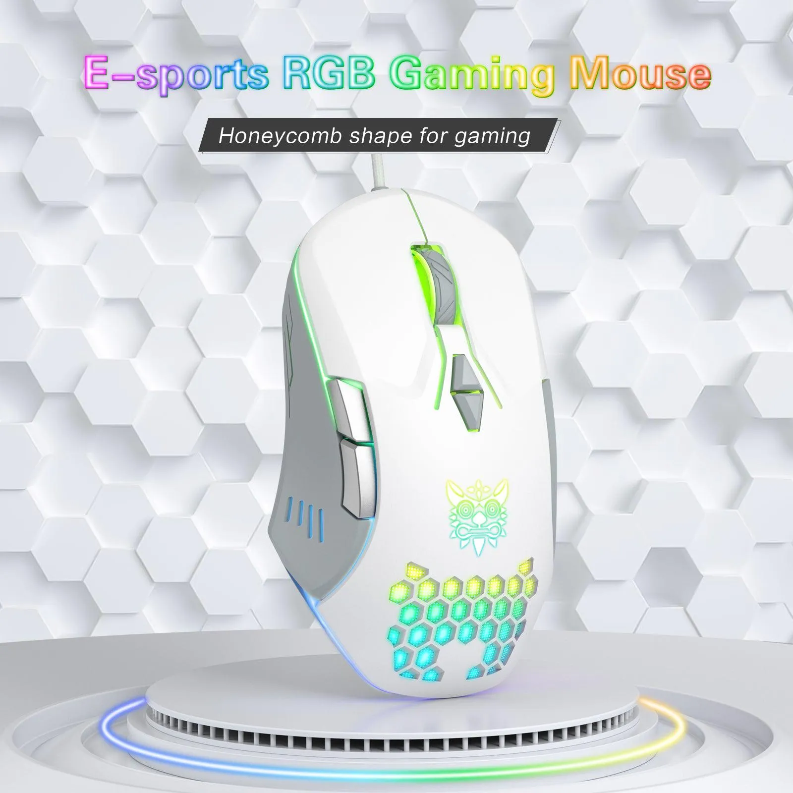 ONIKUMA CW902 Wired Gaming Mouse With Colorful Lighting