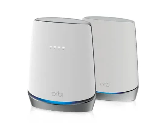 Orbi Tri-Band WiFi 6 Mesh System, 4.2Gbps, Router   1 Satellite (AX4200)