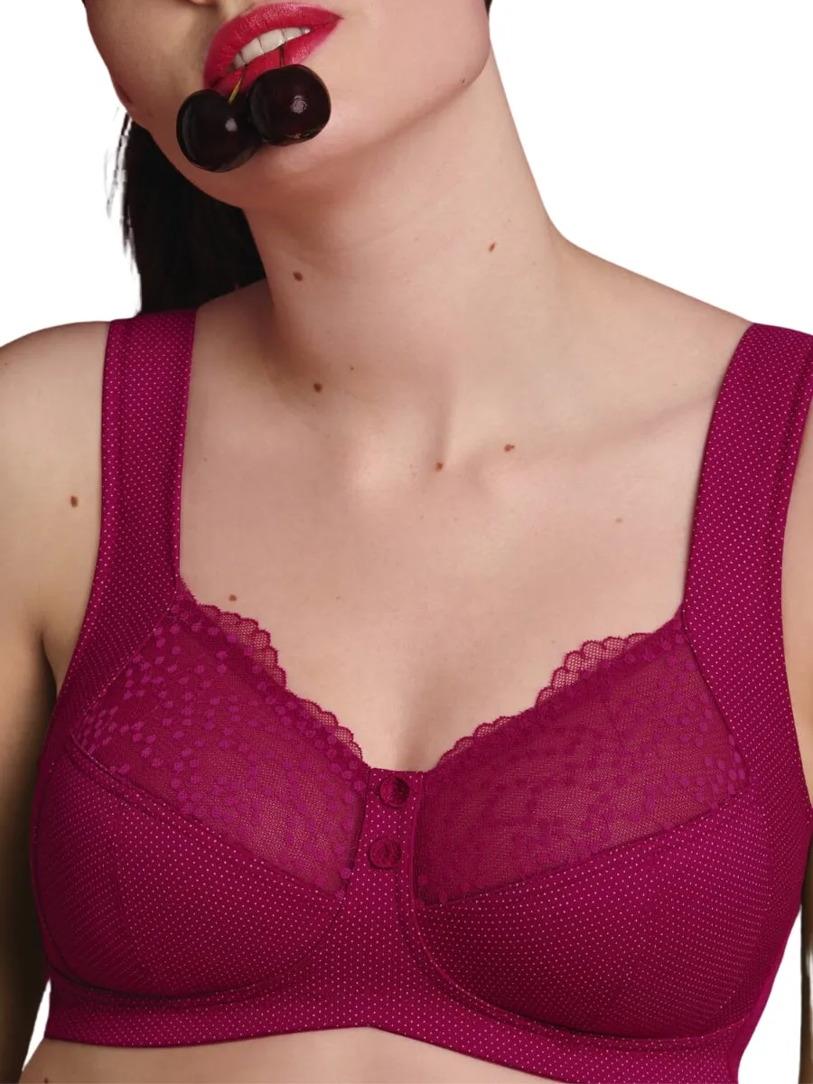 Orely Support Soft Cup Bra - Cherry Red