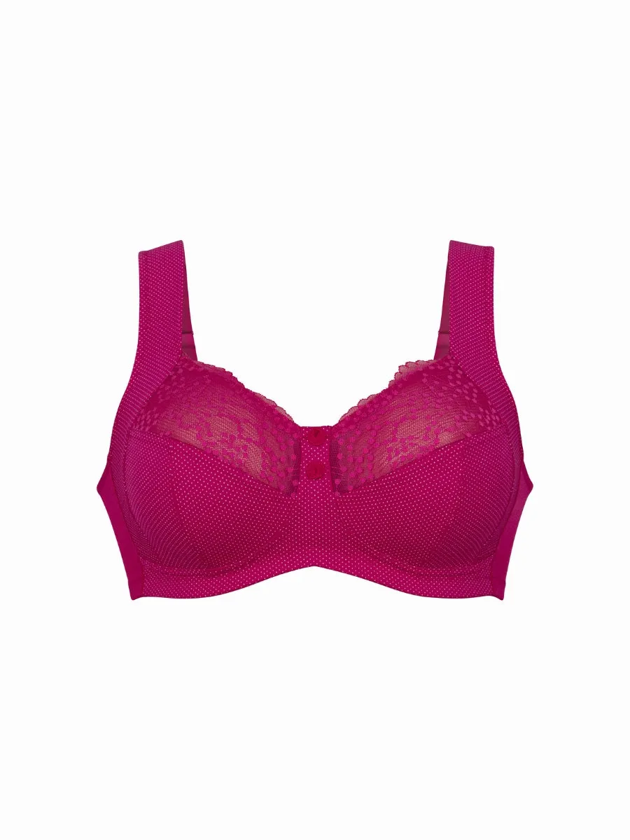 Orely Support Soft Cup Bra - Cherry Red