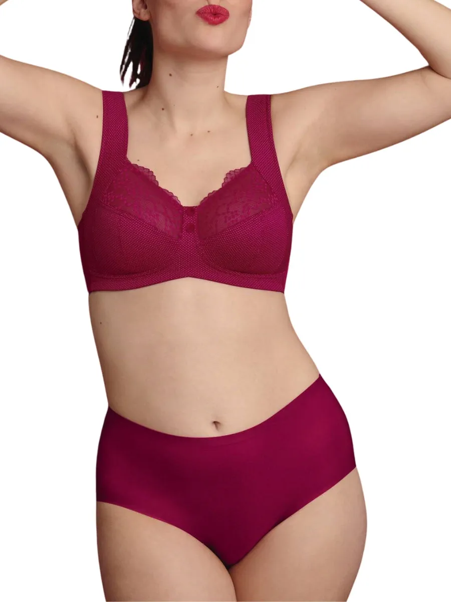 Orely Support Soft Cup Bra - Cherry Red