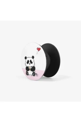 Panda and the Bamboo Piccolo of Love Collapsible Grip & Stand for Phones and Tablets