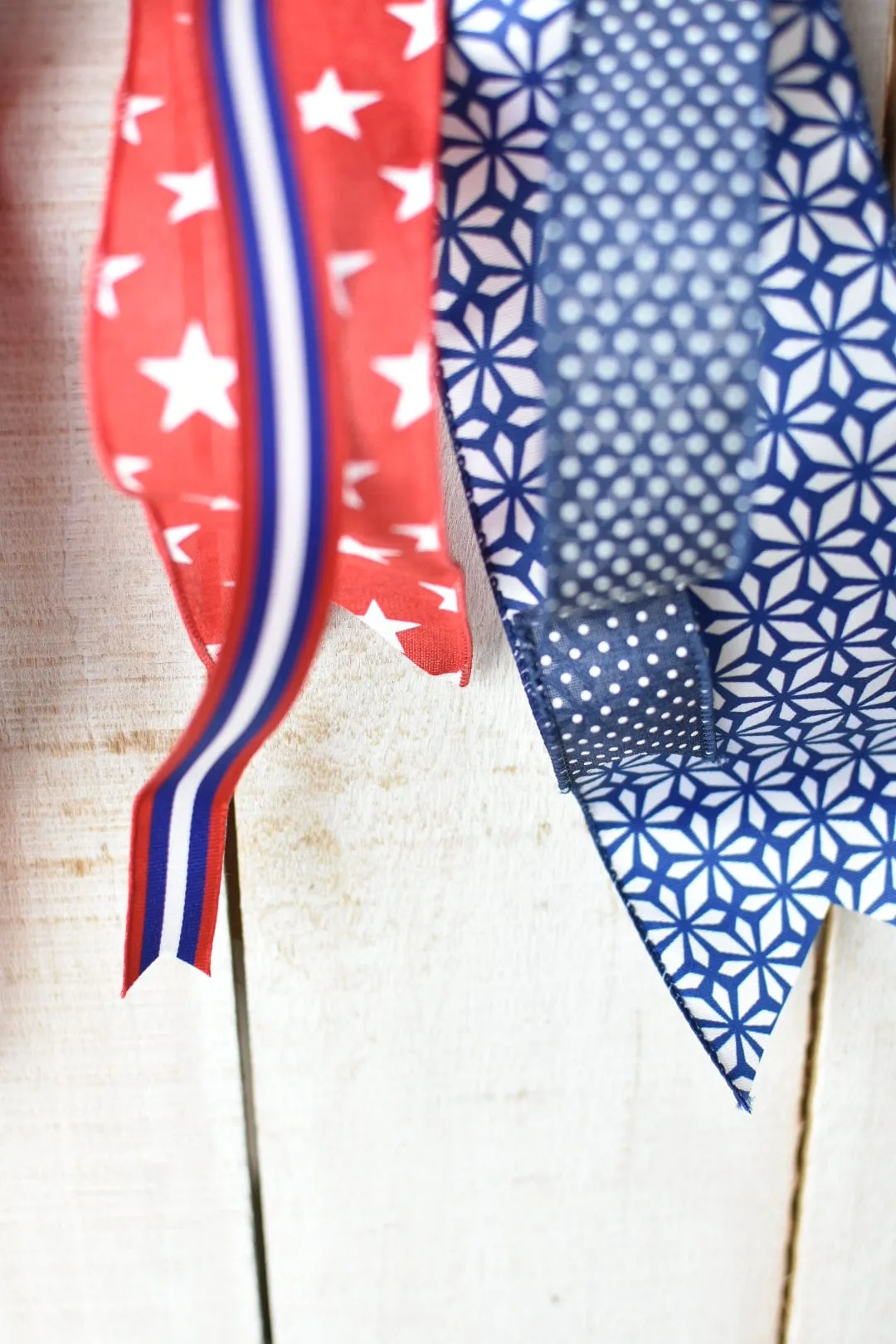 Patriotic Hand-Tied Bow