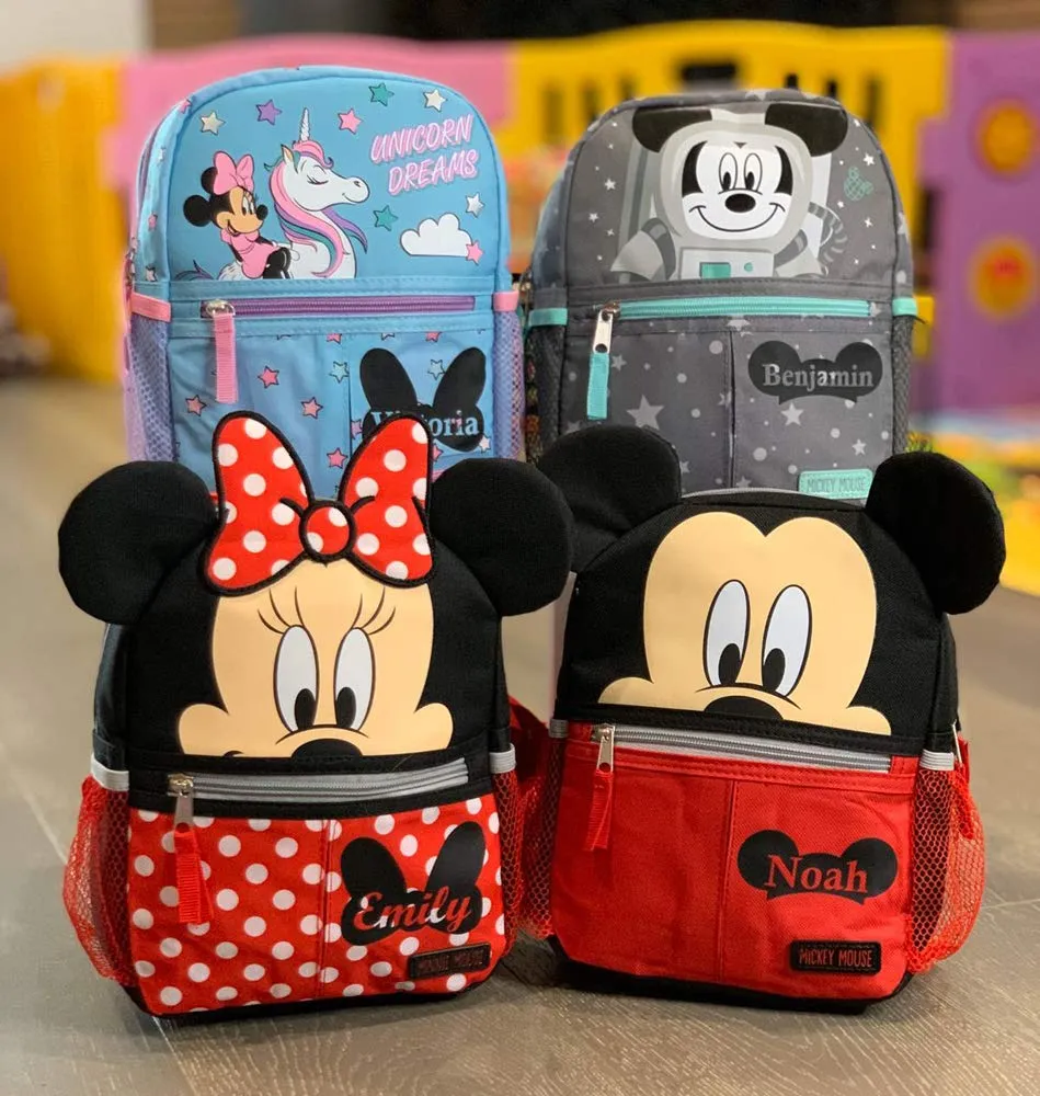 Personalized Minnie Mouse 10 Inch Mini Backpack with Harness