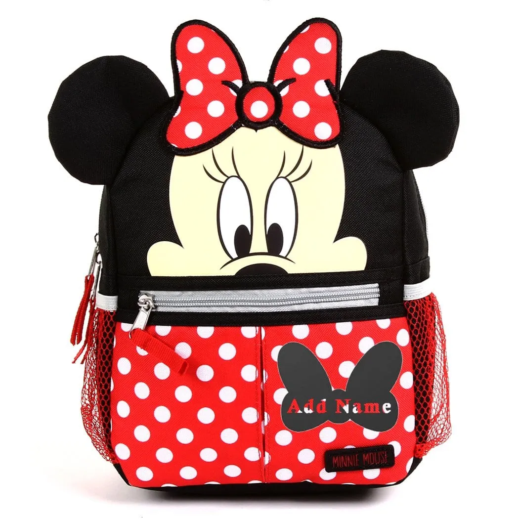 Personalized Minnie Mouse 10 Inch Mini Backpack with Harness