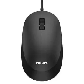 Philips 2000 Series Spk7207bl - Mouse - Ergonomic - Right And Left-Handed - Optical - 3 Buttons - Wired - Usb 2.0