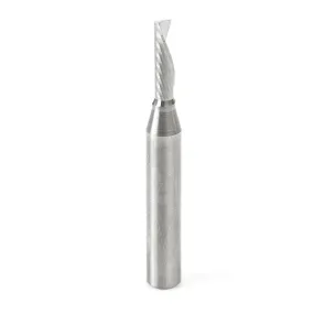 Plastic Cutting Spiral 'O' Flute Router Bit | 5⁄32 Dia x 9⁄16 x 1⁄4 Shank x 2" Long Down-Cut | 51516 | 738685515167