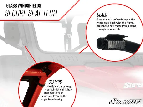 POLARIS RZR XP TURBO S GLASS WINDSHIELD