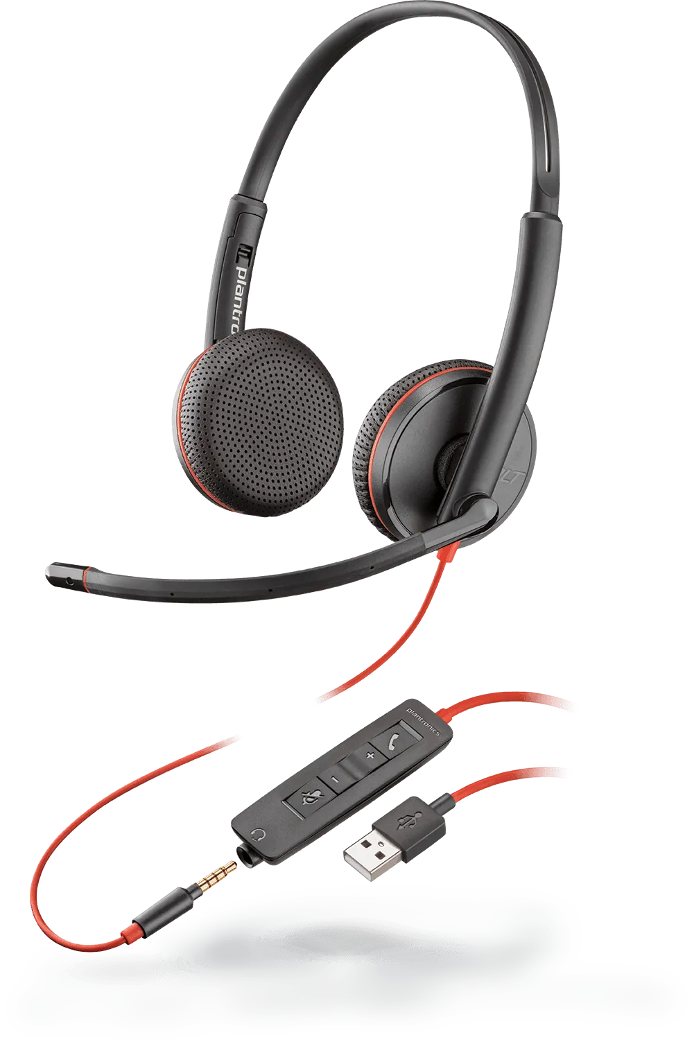 Poly (Plantronics) Blackwire C3210 C3215 C3220 C3225 USB Headset (2 Years Manufacture Local Warranty In Singapore)