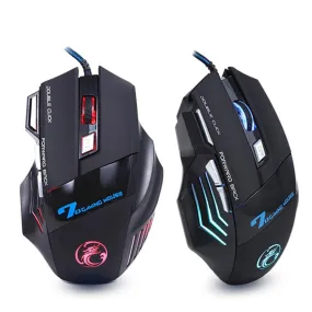 Professional Wired Gaming Mouse 7 Button 5500 DPI LED