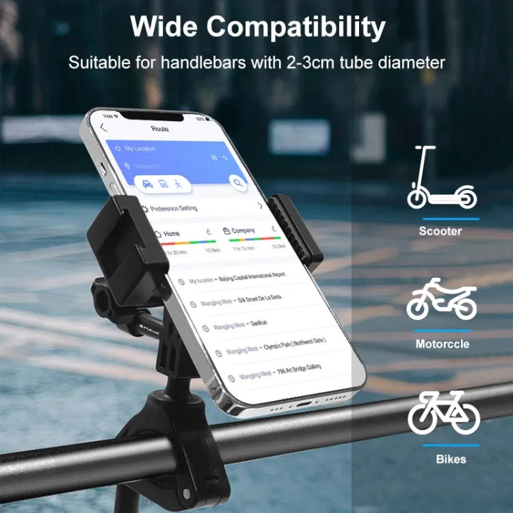 PULUZ Bike Cycling Bracket Mount with Phone Clamp for Phone & Sports Camera