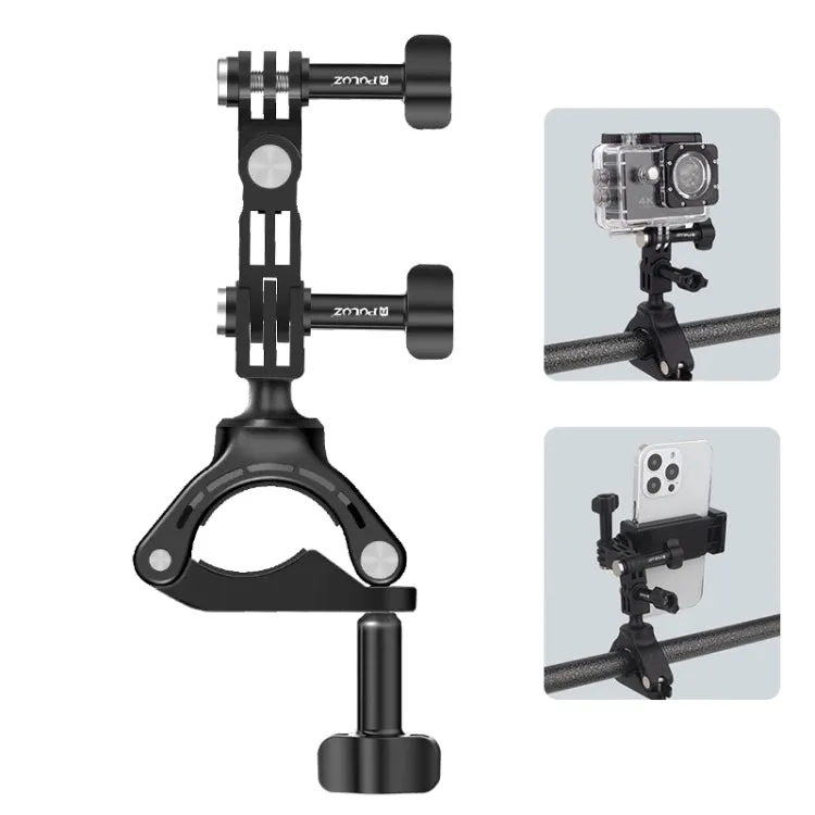 PULUZ Bike Cycling Bracket Mount with Phone Clamp for Phone & Sports Camera