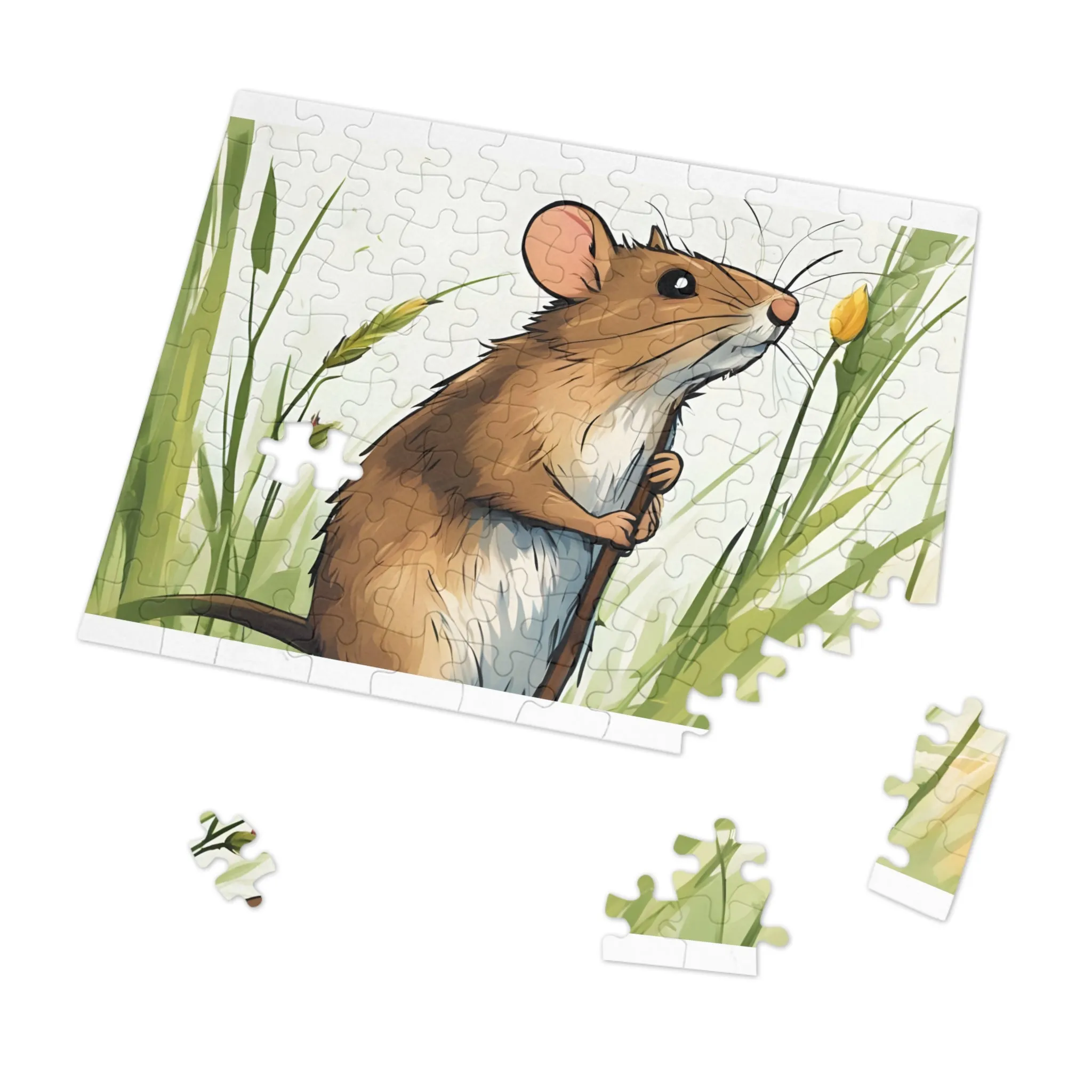 Puzzle, Mouse, Personalised/Non-Personalised (30, 110, 252, 500,1000-Piece)