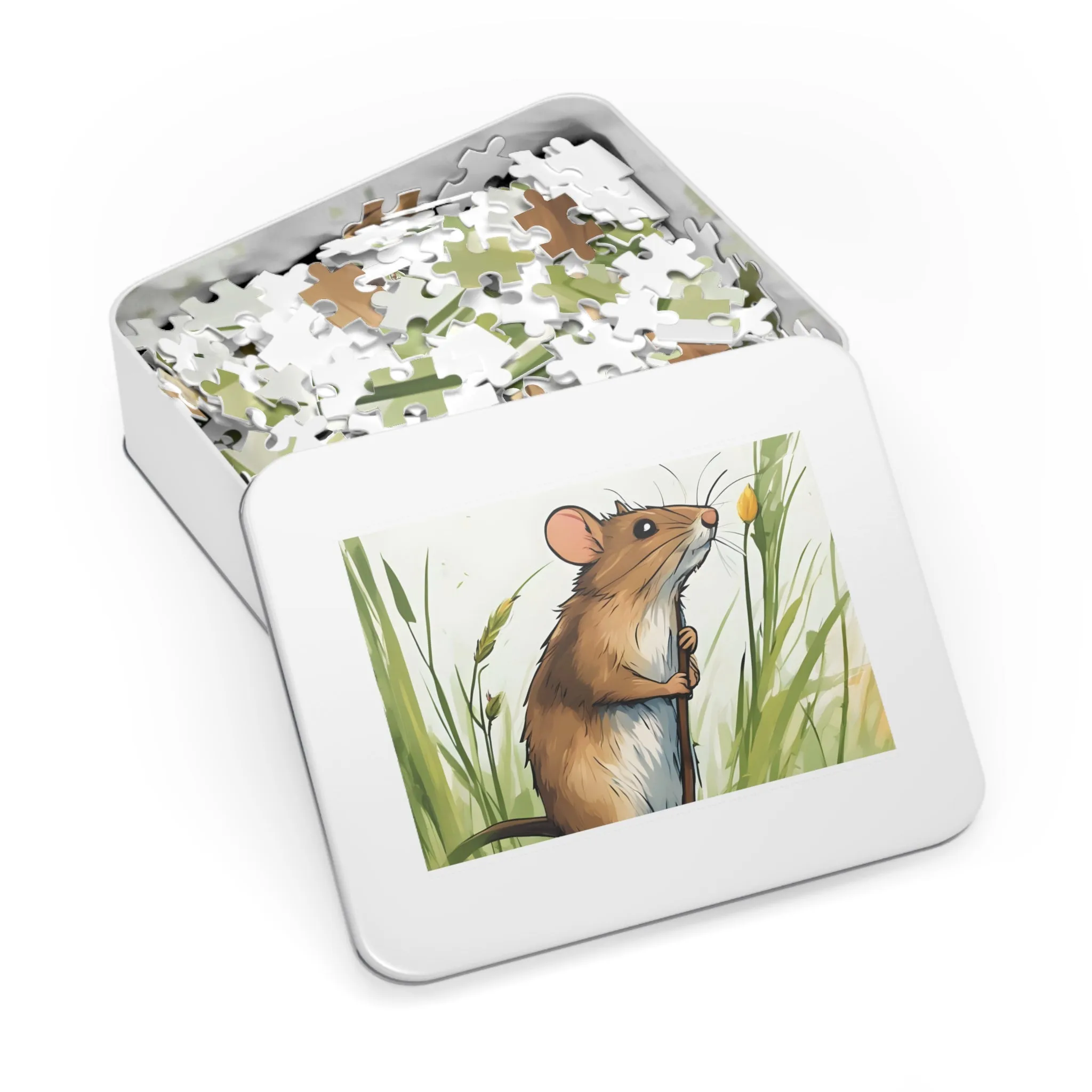 Puzzle, Mouse, Personalised/Non-Personalised (30, 110, 252, 500,1000-Piece)