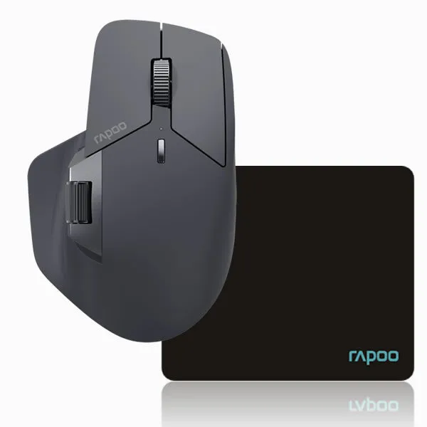 Rapoo MT760M  Multi-mode Wireless Optical Mouse - Light Black