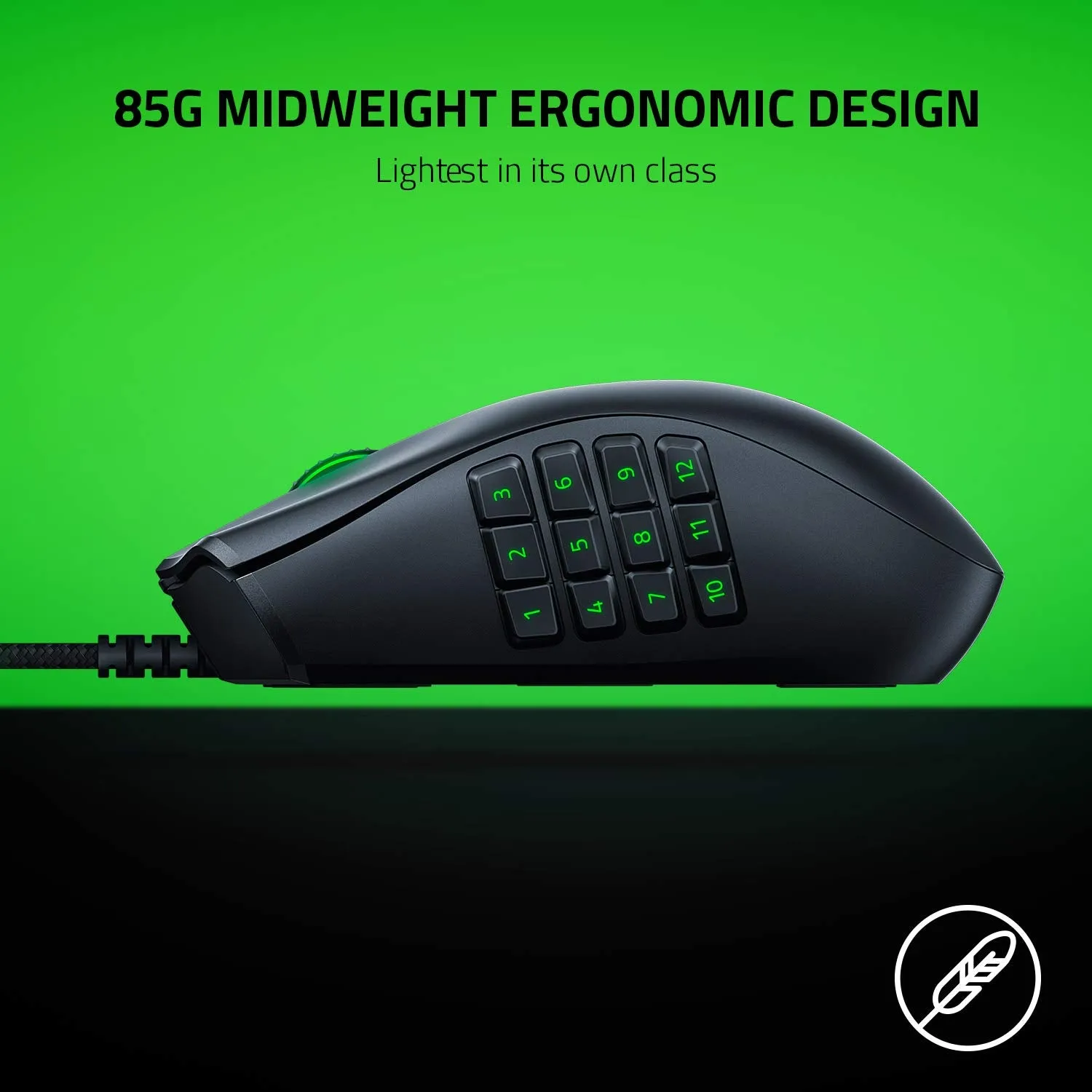 Razer Naga X Wired MMO Gaming Mouse