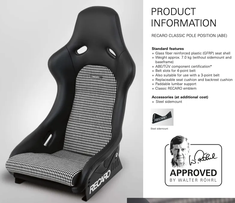 Recaro Classic Pole Position (ABE)