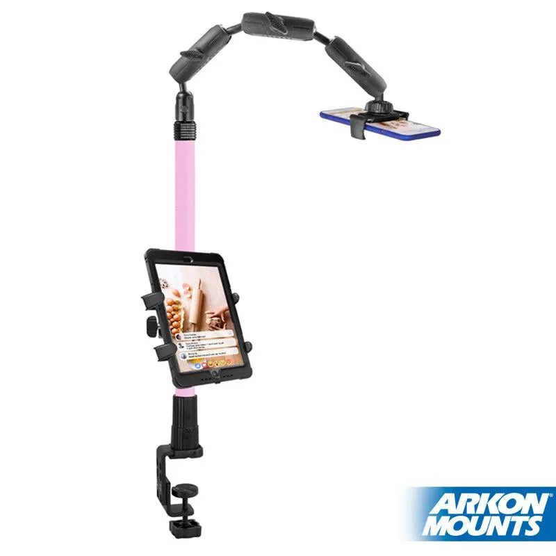 Remarkable Creator™ Pro Plus Clamp Mount with Pink Extension Pole