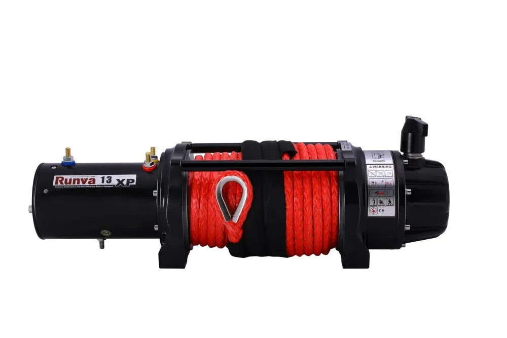 Runva 13XP Premium 12V/24V Winch with Synthetic Rope