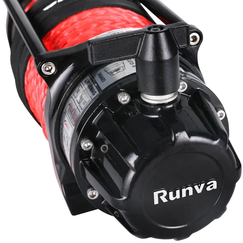 Runva 13XP Premium 12V/24V Winch with Synthetic Rope