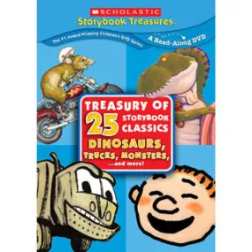 Scholastic Treasure of 25 Classic Dinos, Truck & More