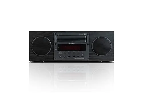 Sharp Audio Component System with 5 CD Changer, Bluetooth & USB Playback - 50 Watts