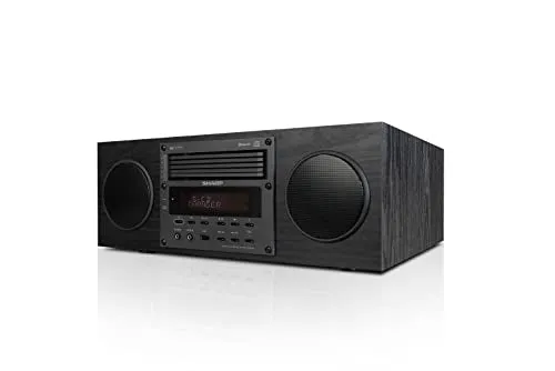 Sharp Audio Component System with 5 CD Changer, Bluetooth & USB Playback - 50 Watts