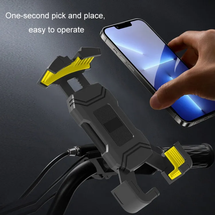 Shockproof Navigation Bracket for Motorcycle and Bicycle Mobile Phone, Random Color Delivery, Style: 2393P1