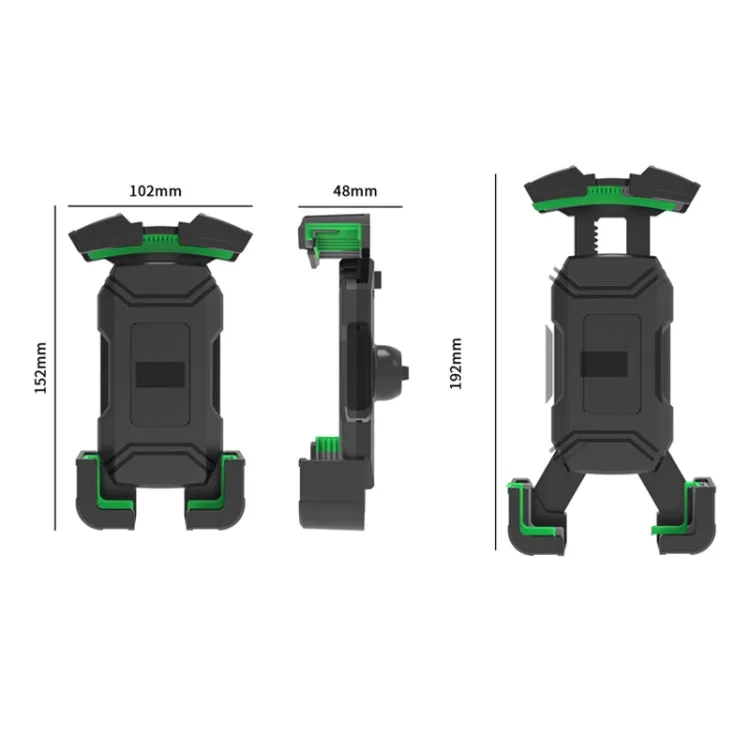 Shockproof Navigation Bracket for Motorcycle and Bicycle Mobile Phone, Random Color Delivery, Style: 2393P1