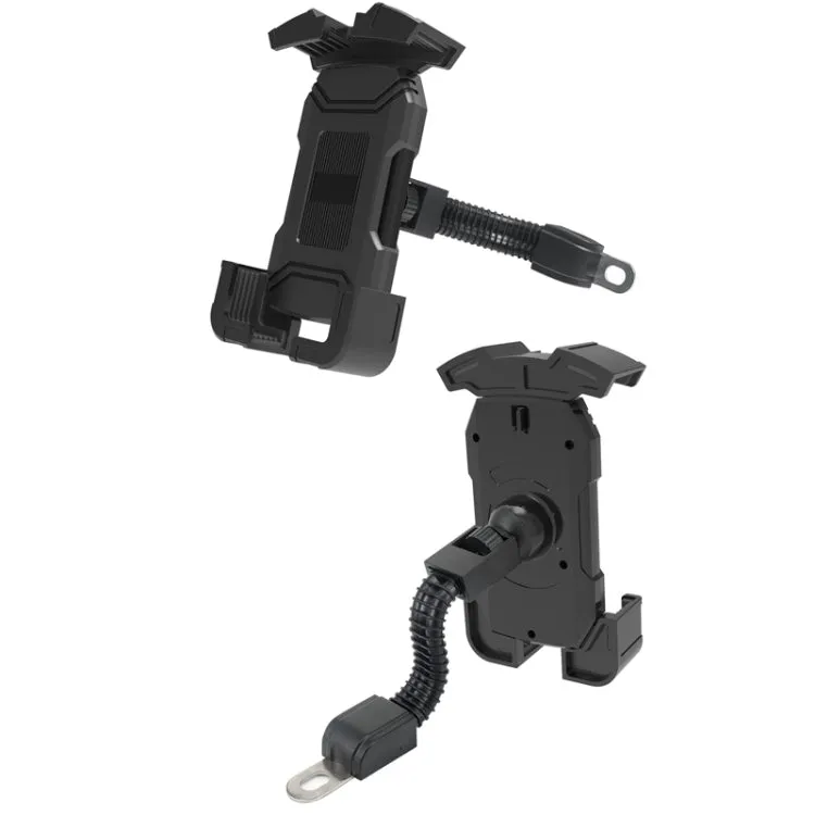 Shockproof Navigation Bracket for Motorcycle and Bicycle Mobile Phone, Random Color Delivery, Style: 2393P