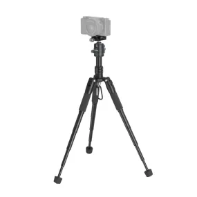 SmallRig VT-20 Aluminum Mini Camera Tripod with Arca-Type Quick Release Plate, Ball Head, 6KG Load Capacity, 5-Section Adjustable Legs, Smartphone Holder, and 1/4"-20 Threaded Hole for Attachments and Accessories | 4289