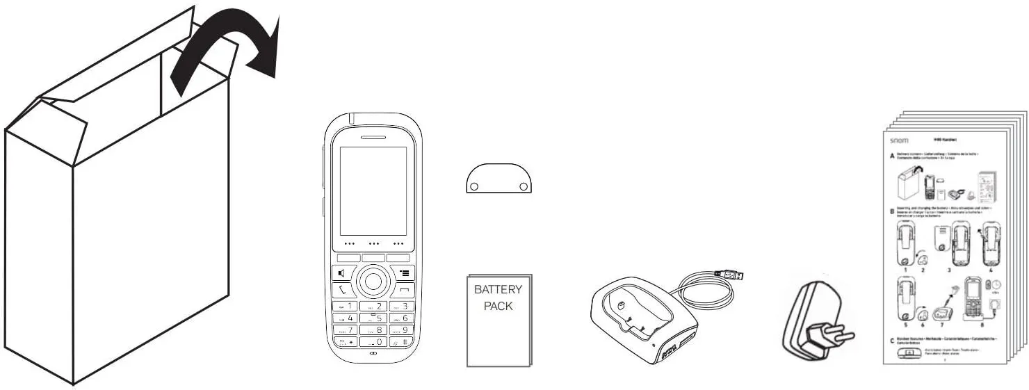 Snom M70 IP Office DECT handset