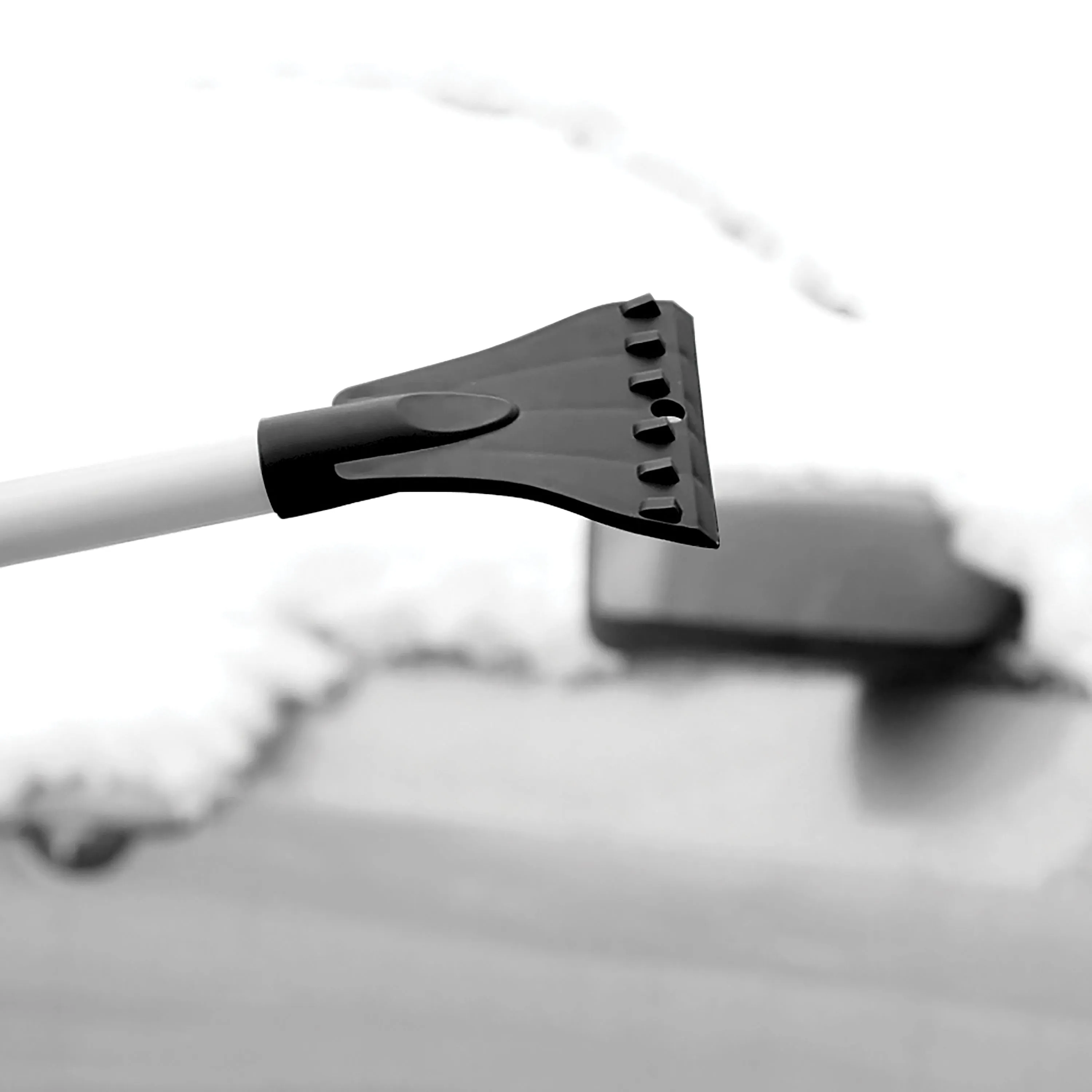 Snow Joe SJBLZD-JMB-BLK2 Jumbo Telescoping Snow Broom   Ice Scraper | 2-Pack | Black